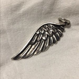 *RETIRED* James Avery angel wing pendant